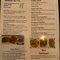 Chez Michel menu